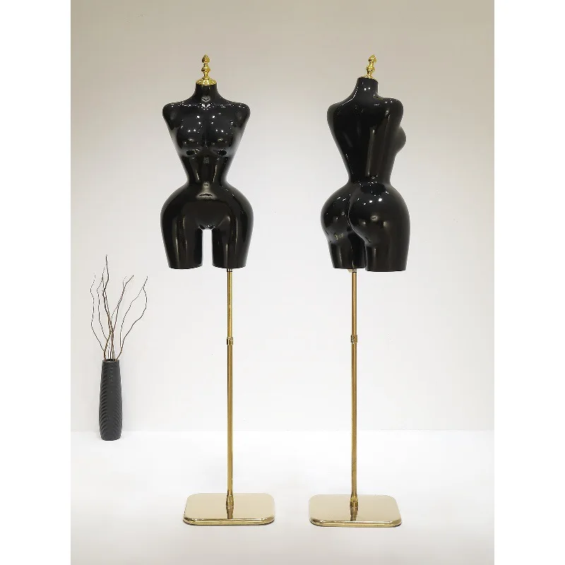 New European-style large-size model props clothing store display special display stand women's clothing window half-body