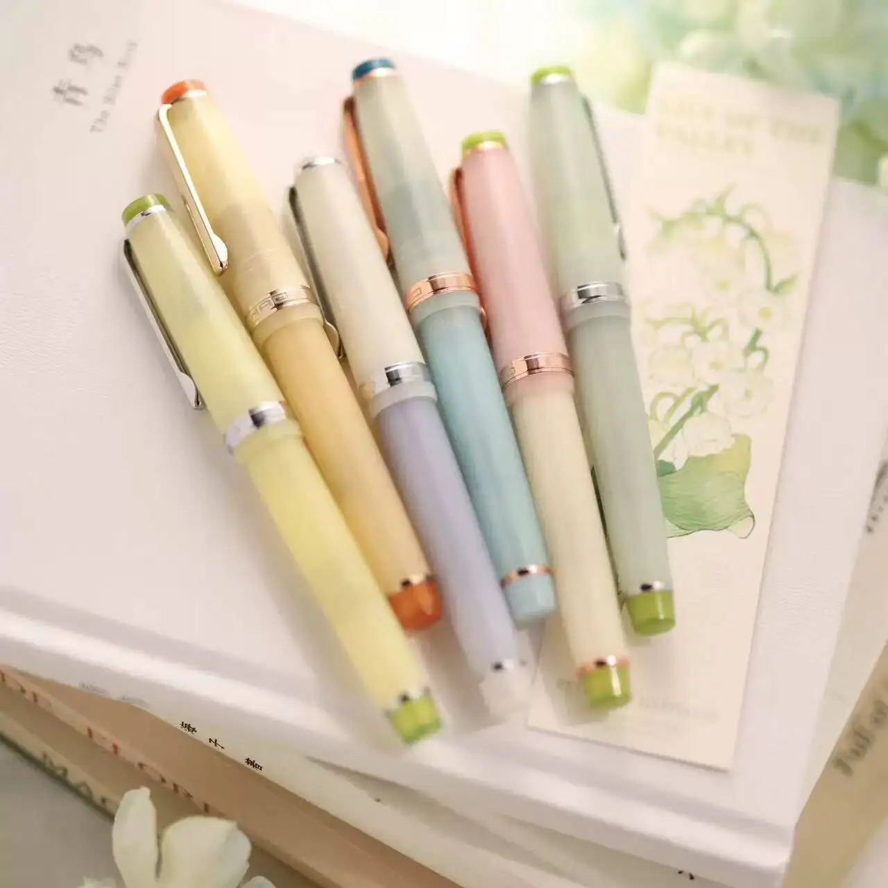 

Ручка-фонтан Jinhao 82 Floral Series в свежем и простом стиле Ins для студентов