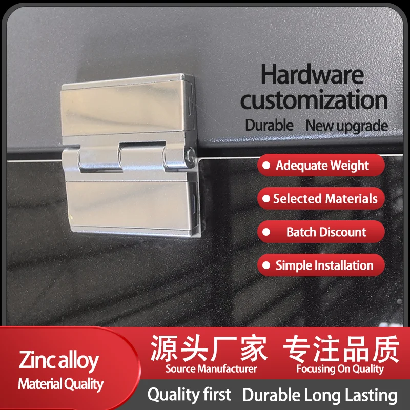 

Zinc Alloy Large Limit Hinge Industrial Box Equipment Hinge Cabinet Oven Automation Thickened Heavy-Duty Hinge