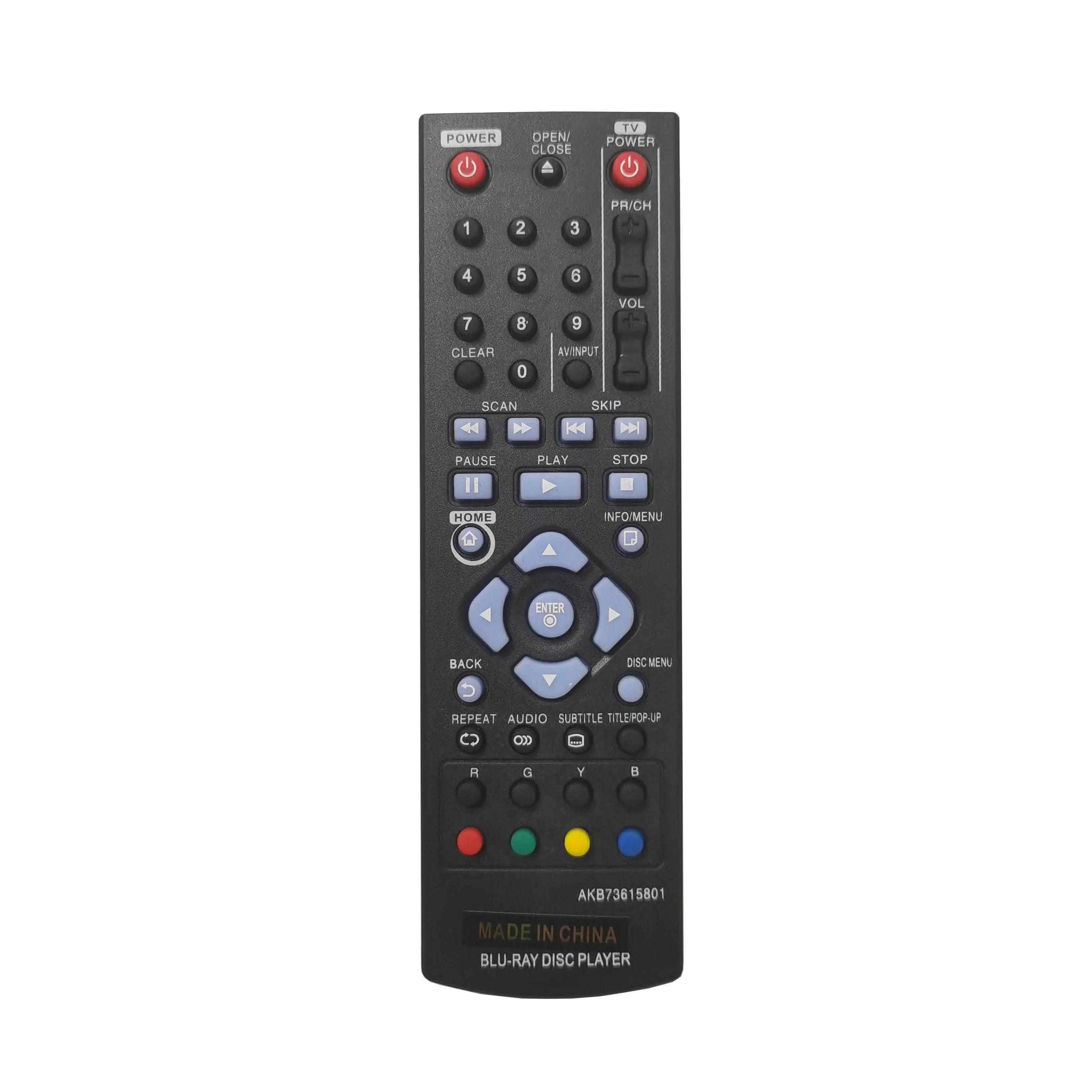 For Blu-Ray DVD Player BP125 BP200 BP320 BD550 BD660 BD670 BP220N BD560 BD570 BD620 Remote Control