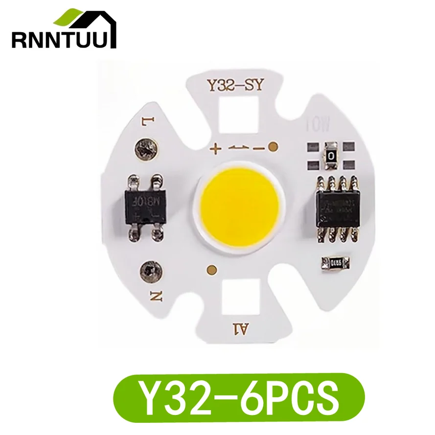 Lampa LED COB Chip żarówka Y32 3W 5W 7W 10W 12W prawdziwe wejście zasilania IP65 na zewnątrz żarówka LED reflektor zimny ciepły biały 220V/110V