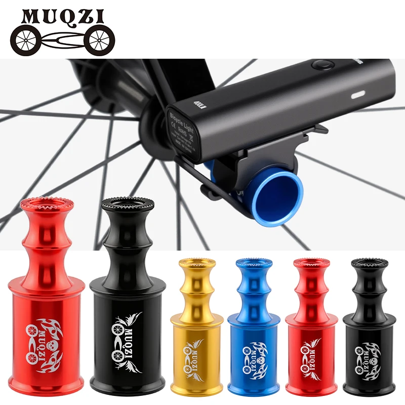MUQZI Lichthalterung für M5 Schnellspanner Fahrrad Vorder- oder Rücklichthalter Adapter Rücklicht-Halterung
