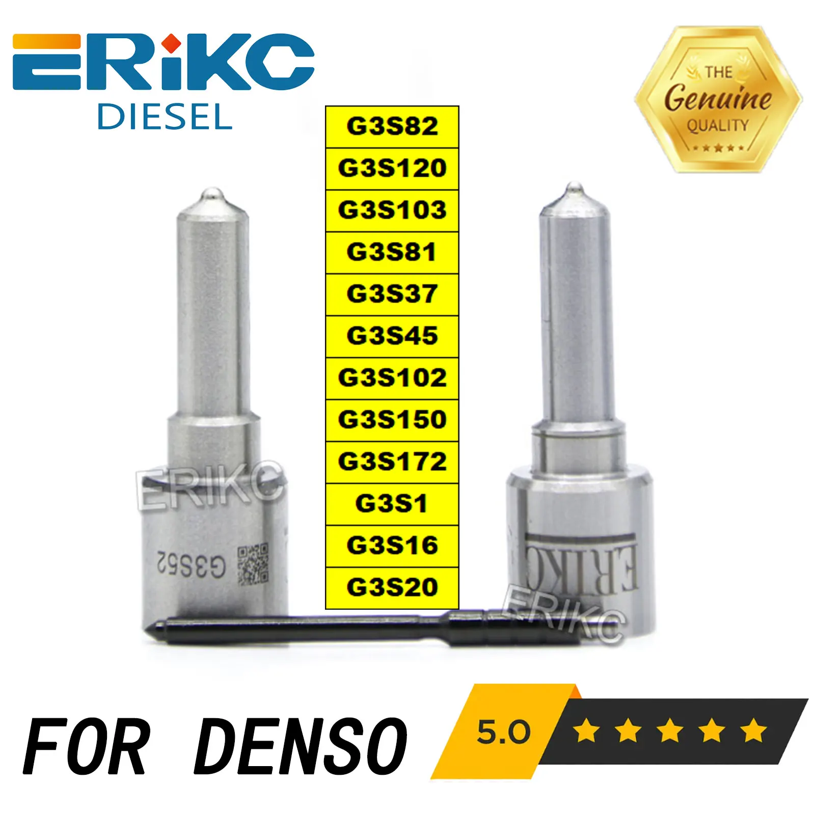 G3S82 G3S120 G3S103 G3S81 G3S37 G3S45 Diesel Fuel Injector Nozzle G3S102 G3S150 G3S172 G3S1 G3S16 G3S20 for DENSO Injection