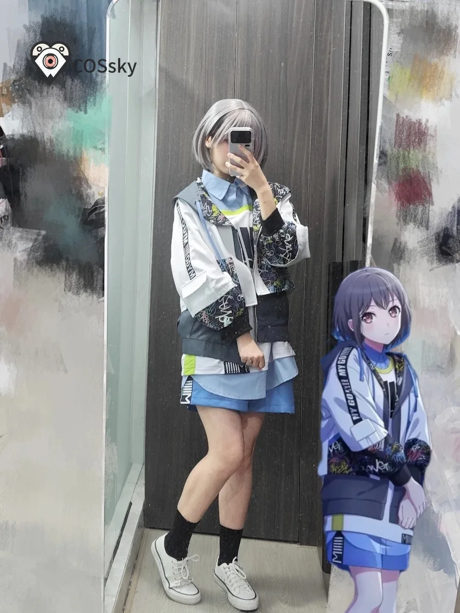 

Anime BanG Dream Takamatsu Tomori Cosplay Costume Daily Hoodie Uniform Halloween Carnival Party Role Play Woman Man Suit