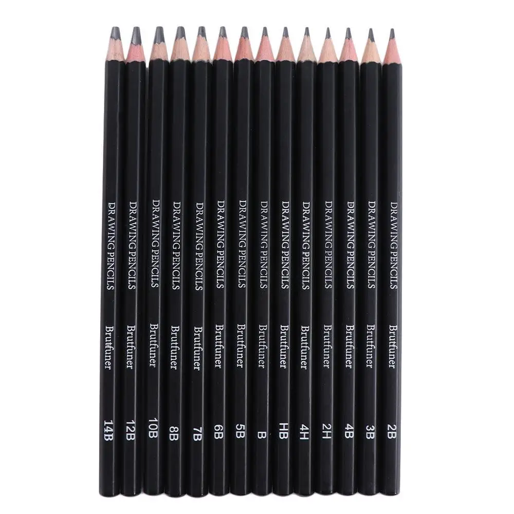 

Smooth Writing Sketch Pencil Set HB 2H 4H B 2B 3B 4B 5B 6B 7B 8B Graphite Pencil 10B 12B 14B Wooden Drawing Pencil Stationery