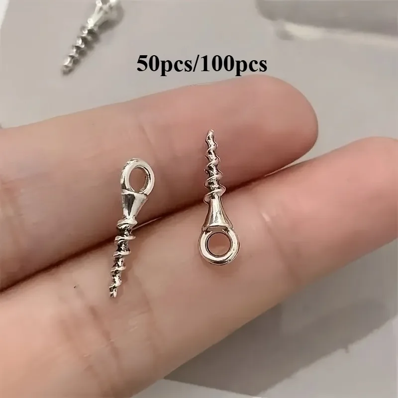 100 Mini DIY Metal Screws, Suitable for Walls, Wood, Pendant Tools, Accessories, Home Furnishings