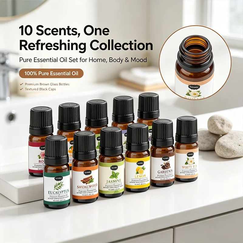 10Ml Essential Oil Fruit Flavor Natural Plant Making Diffuser Essential Oil Mango Pineapple Flavoring Oil for DIY Soap Candles