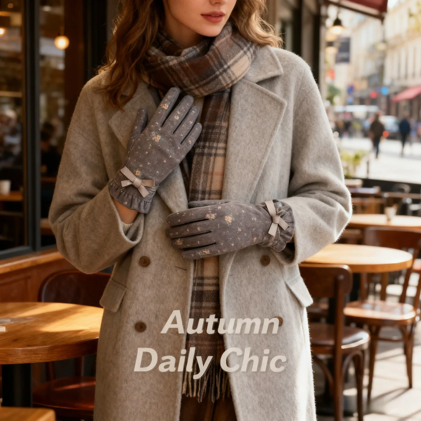 

Женские зимне-осенние перчатки с сенсорным экраном и флисовой подкладкой, теплые, морозостойкие, повседневные, универсальные