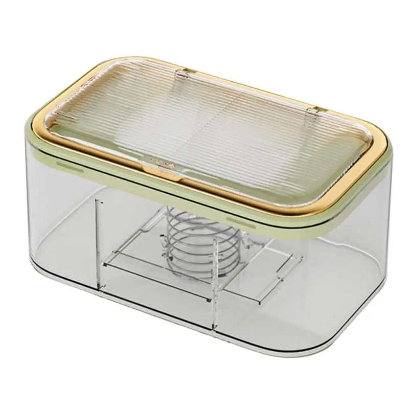 

ABMO Wall-Mounted Wet Wipes Holder Wall Mounted Wet Wipes Dispenser Box With Capacity Easy Open Spring Plate Multifunctional