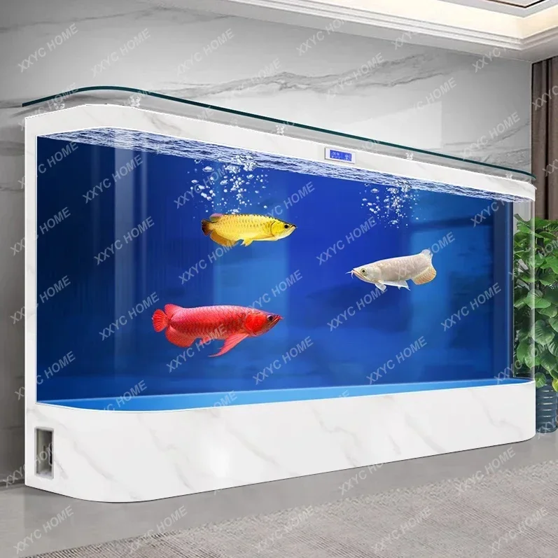 

Y Extra large water-free fish tank living room company household filtration and oxygen production integrated aquarium