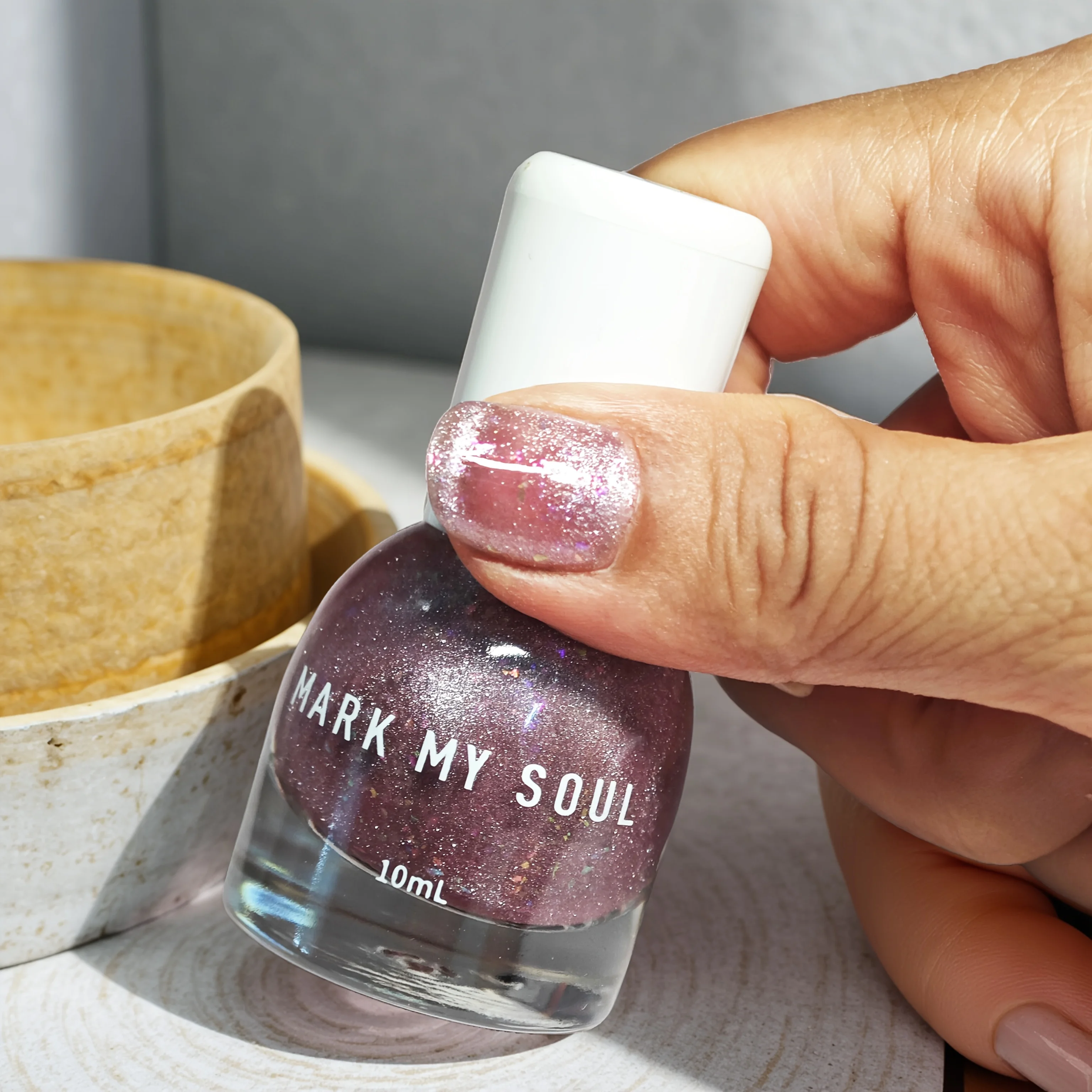 

S151 fog purple primer silver bright baking free cat's eye oily nail polish, quick drying, no need for lighting