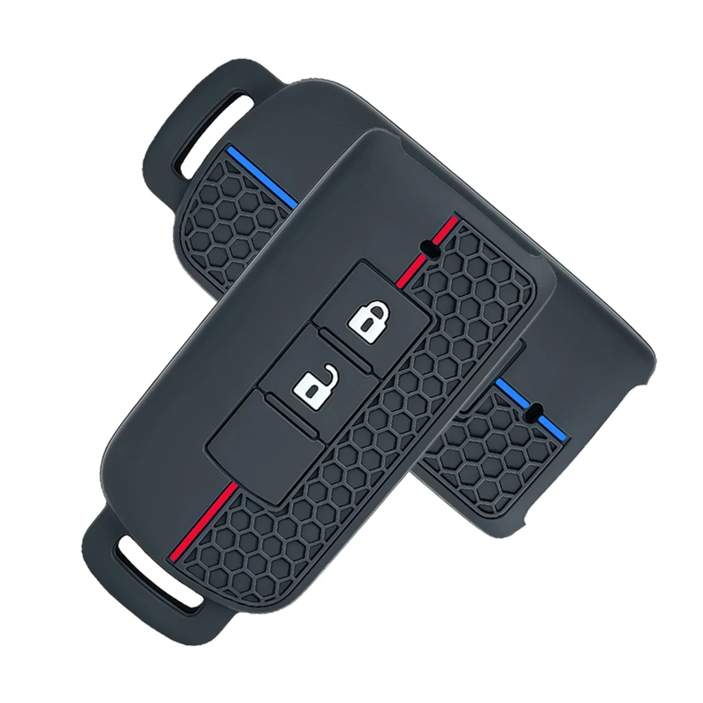 Silicone Remote Key Cover Case for Mitsubishi L200 Xpander ASX Outlander Mirage Eclipse Cross Pajero Sport Lancer Car Key Holder