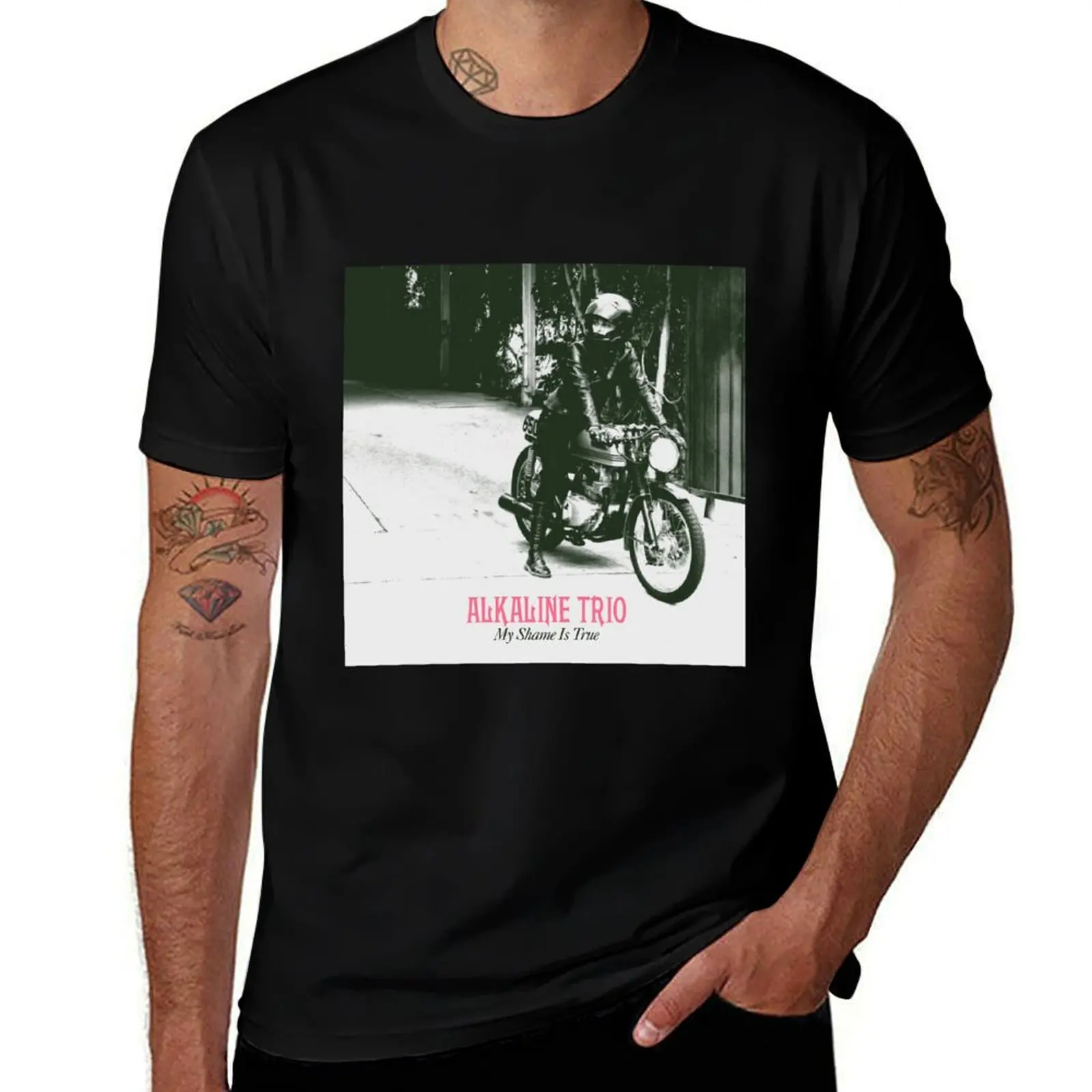 

Футболка Alkaline Trio my shame is true, персонализированная хлопковая футболка, мужские футболки для мужчин, белая футболка