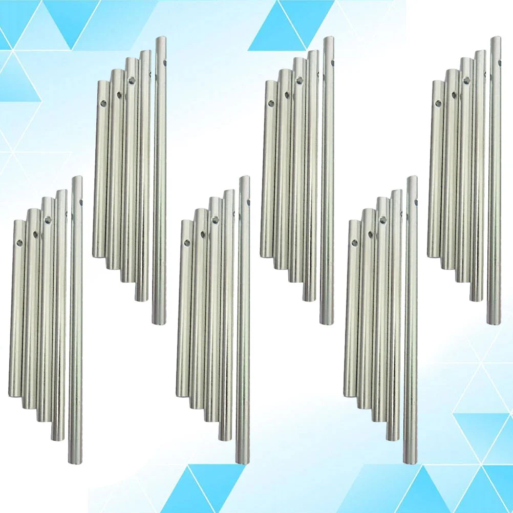 

30 Pcs Wind Chimes Material Aluminum Tubes for Kit Windchimes Outdoors Ring Pendant