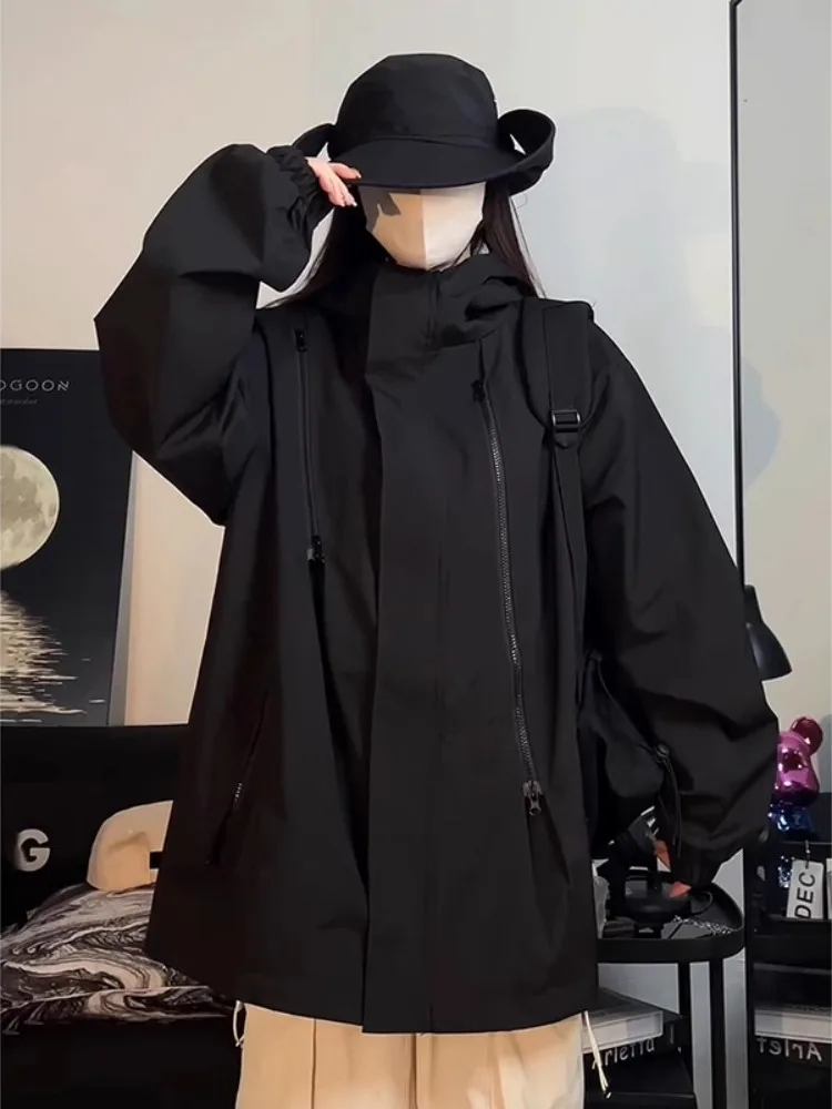 

Новая мужская куртка-трансформер 3-в-1 для активного отдыха, осенняя, в американском стиле, на молнии, водонепроницаемая, для альпинизма, свободного кроя, из полиэфирного волокна