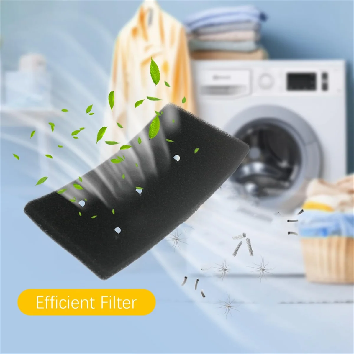 الجودة! 4 قطع فلتر مجفف لـ Bauknecht Privileg Whirlpool HX 481010716911   مرشح المجفف، مجففات التكثيف القابلة لإعادة الاستخدام، فلتر إسفنجي