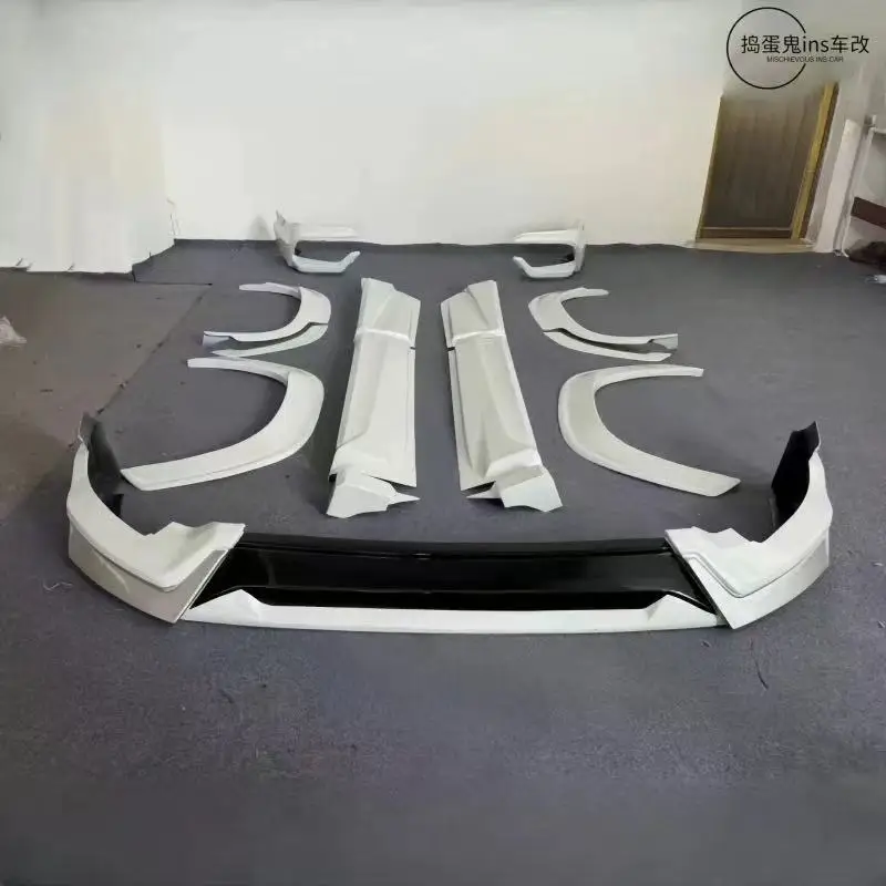 Body kit for the 2025 Toyota RAV4, wearing spray painted pearl white matte white color