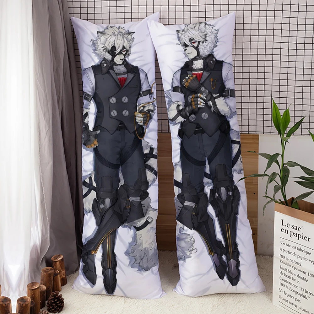 Game Zenless Zone Zero Von Lycaon Dakimakura Hugging Body Pillow Case DIY Custom Throw Cushion Pillow Cover Home Bedding 6 Sizes