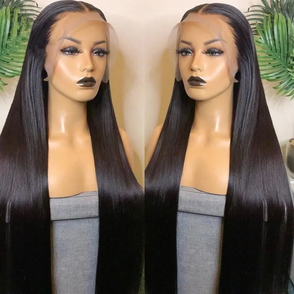 4x4 5x5 Glueless Wear And Go Pre Plucked Cut Wigs Human Hair Bone Straight Lace Front Wig 13x4 13x6 Straight Hd Lace Frontal Wig