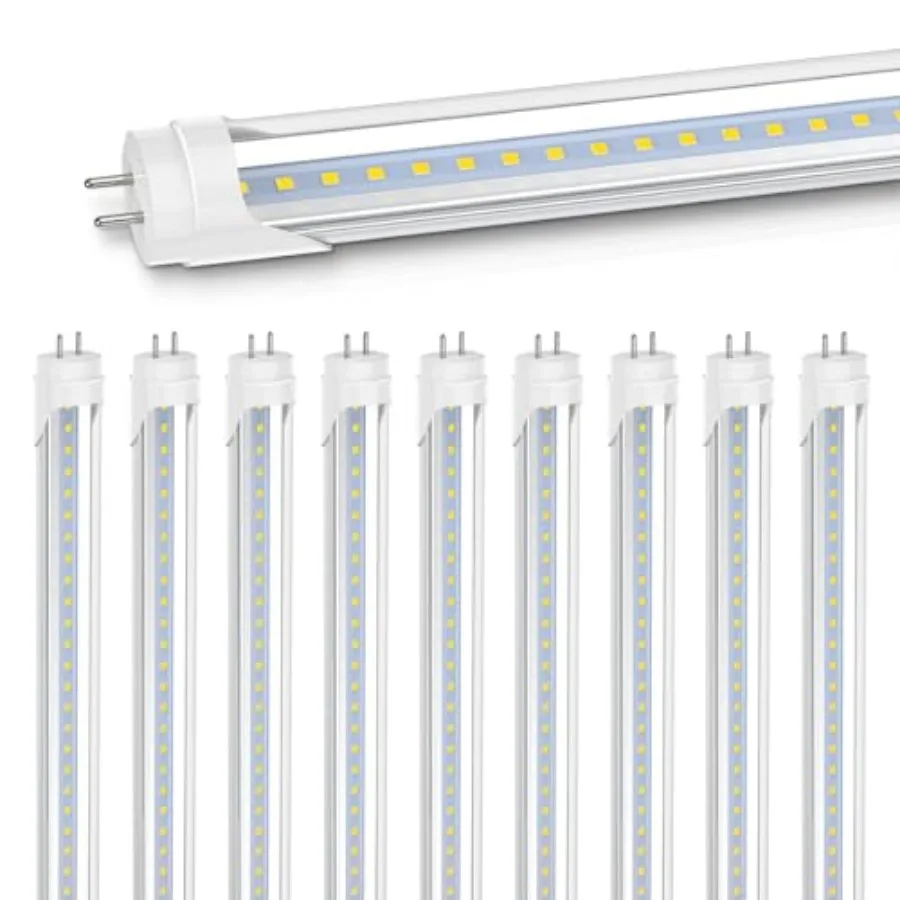 

CNSUNWAY 4Feet LED Tube Lights - 18W, 2400LM 6000K Daylight, Type A+B Plug and Play/Ballast Bypass, Single/Double-End Power, T8