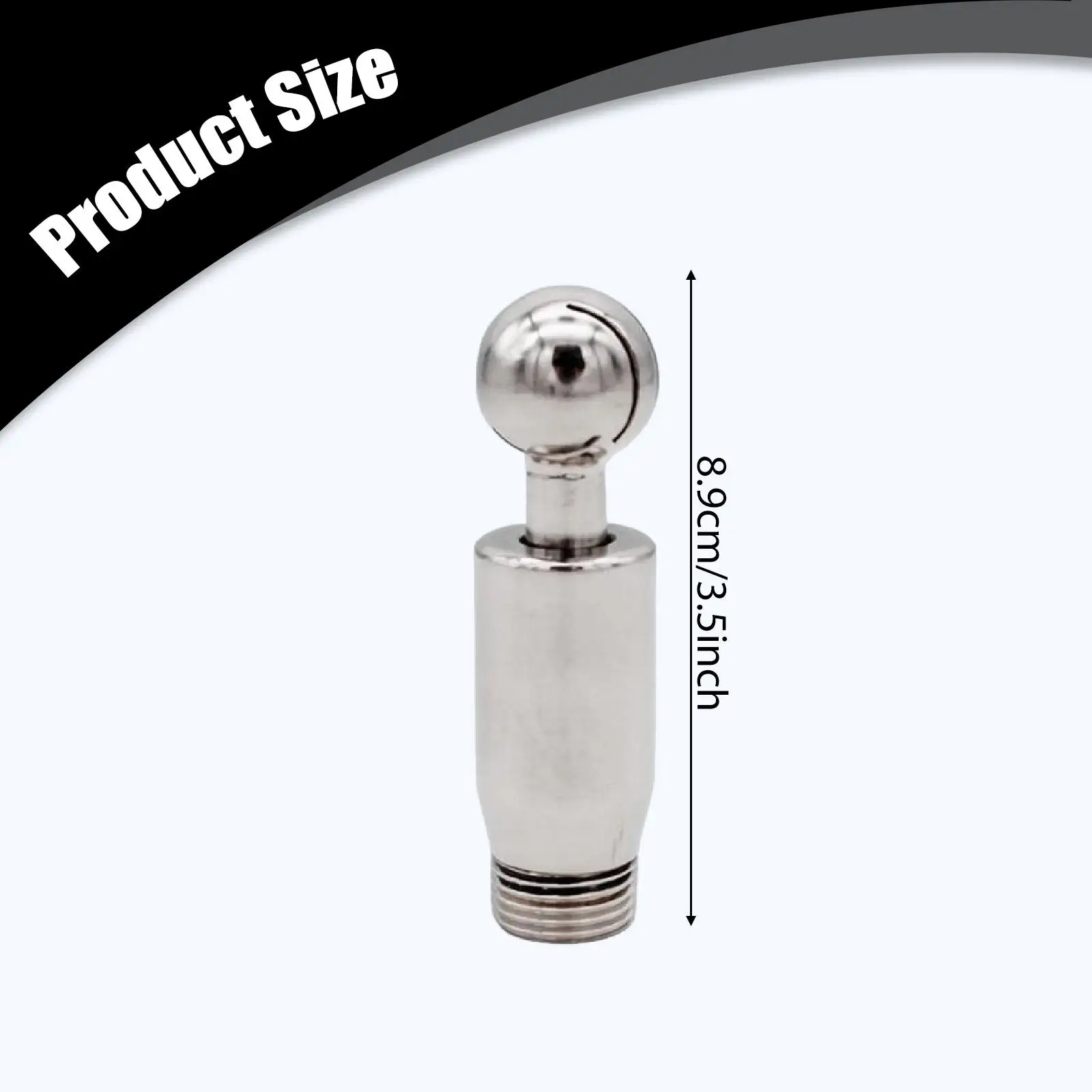 Stainless Steel Rotary Spray Ball CIP Cleaning Accessory for Restaurant Bar Small Kettle Repair