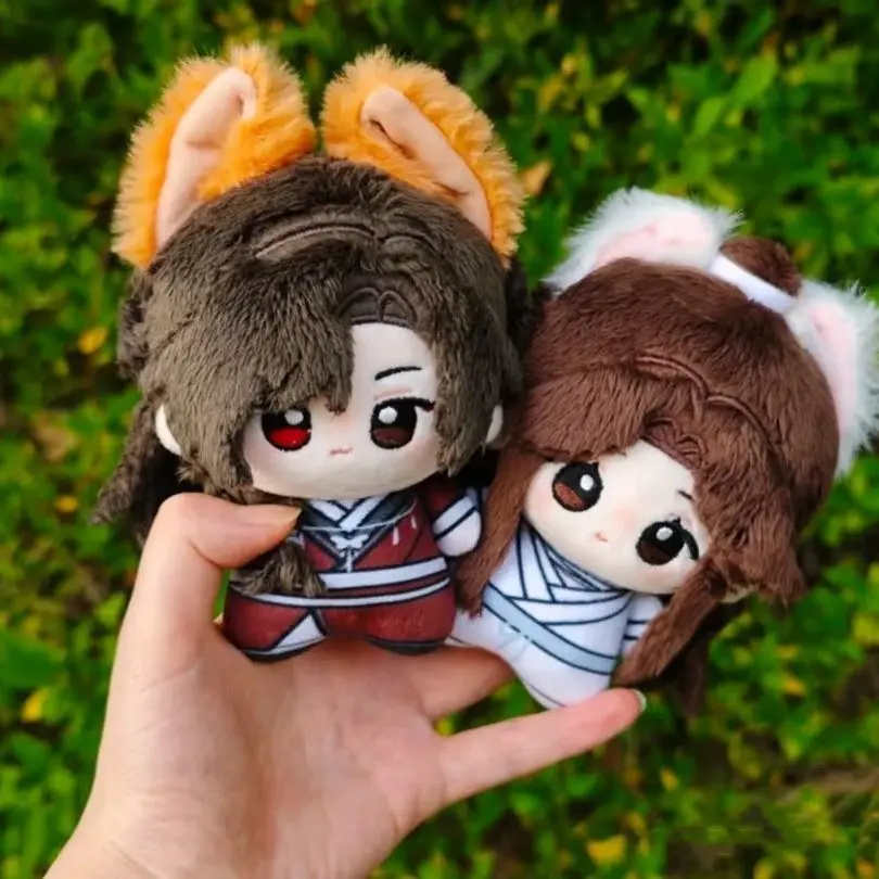 

10 см Tian Guan Ci Fu Плюшевые небесные чиновники Благословение Hua Cheng Xie Lian Qing Xuan Мягкие куклы Игрушки Брелки Рождественский подарок