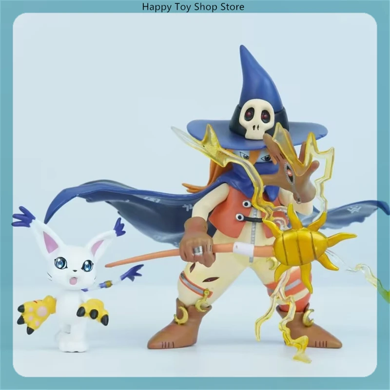 

11cm Digimon Adventure Wizarmon And Tailmon Anime Figure Model Statue Boys Collection Model Desktop Decoration Ornament Toy Gift