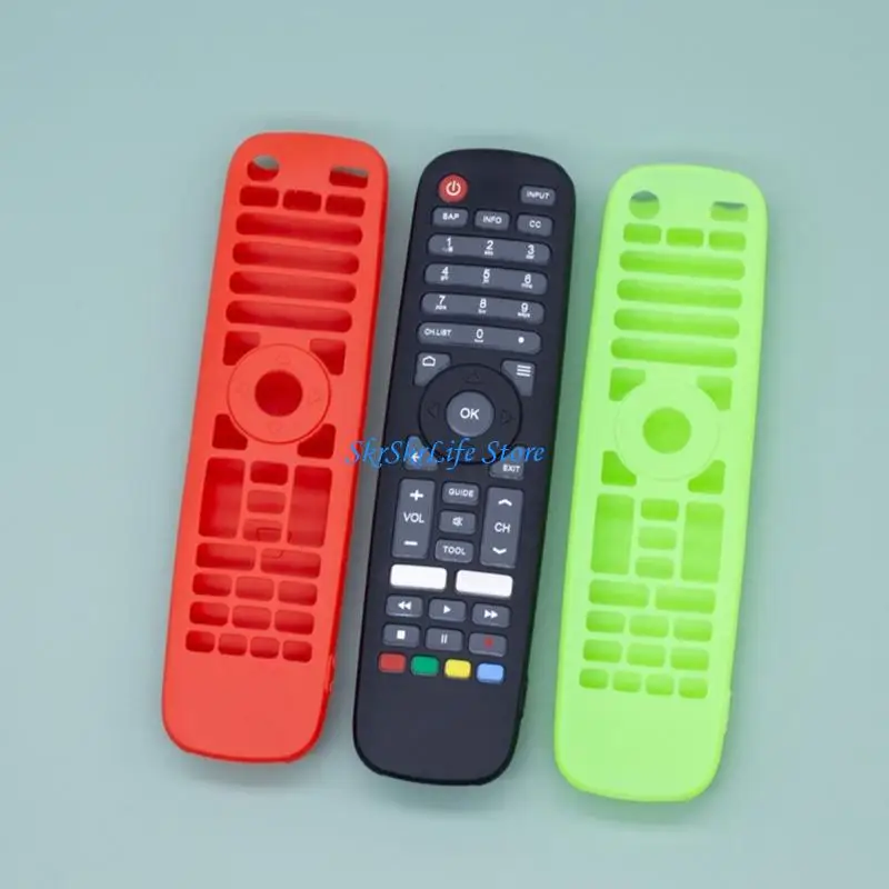 

E65E Silicone Cover For HTRA10AG Remote Control Case Soft And Durability Shell