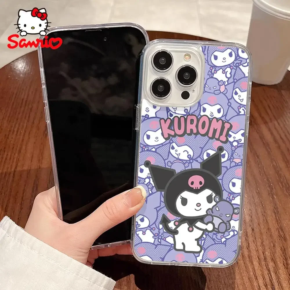 Sanrio Kt Iphone 13 Case Iphone 16/15/14/13/12/11/x/xs/xs Max/pro Max Woman Phone Case Hello Kitty Cute Accessory Brithday Gift