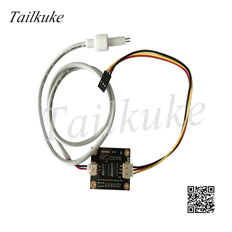 Sensor TDS analógico 2019, Sensor de conductividad hidroeléctrica, Compatible con detección de líquidos, monitoreo de calidad del agua
