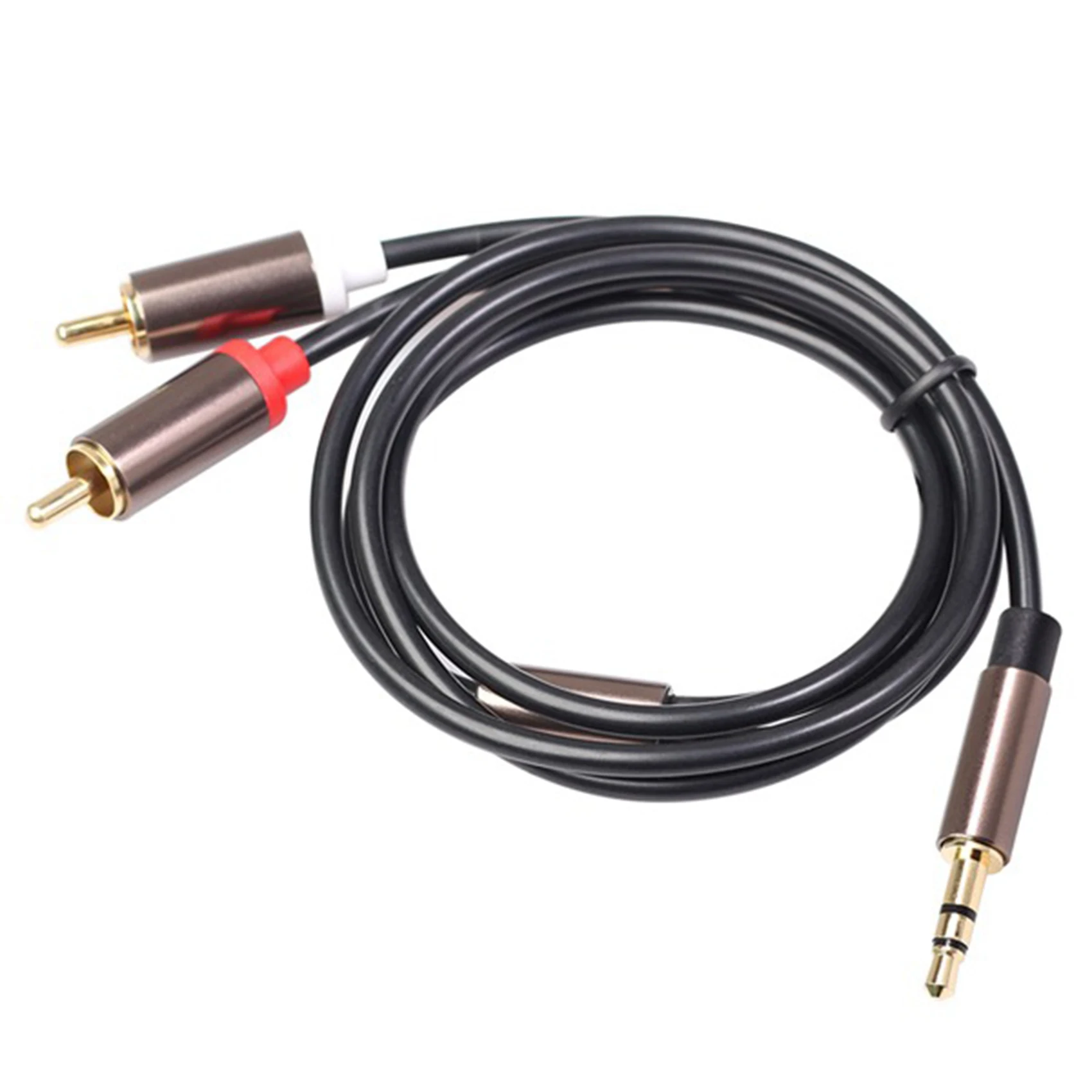 

3.5mm to RCA Cable (10FT),RCA Audio Cable 24K Gold Plated Male to Male Stereo Aux Cord (Left/Right) Y Splitter Adapter