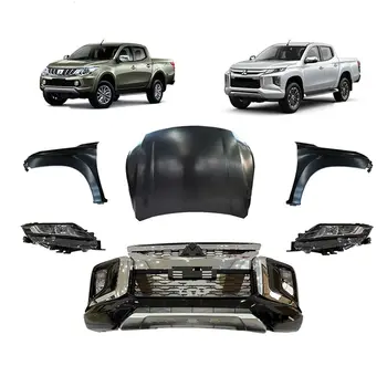 Dongsu Exteriérové doplňky, konverzní sady karoserie pro Mitsubishi S Triton L200 2015-2019, upgrade na rok 2020 6 nejlepší prodej Body kit Triton L200 - №6