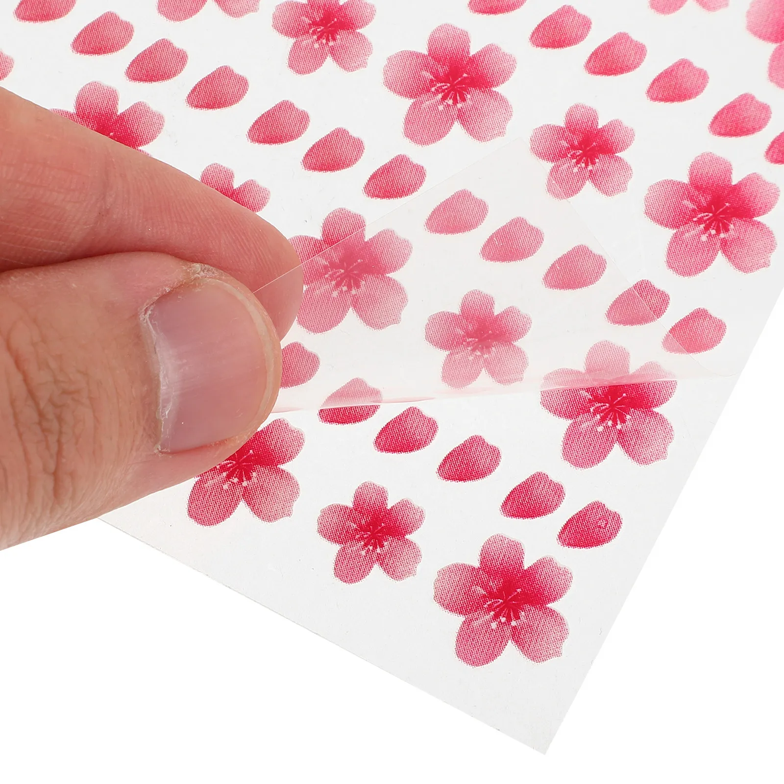 

Cherry Blossom Sticker Sheet Flower Facial Stickers Makeup Decals Vibrant Intricate Design Easy Apply Long-Lasting Adhesive Skin