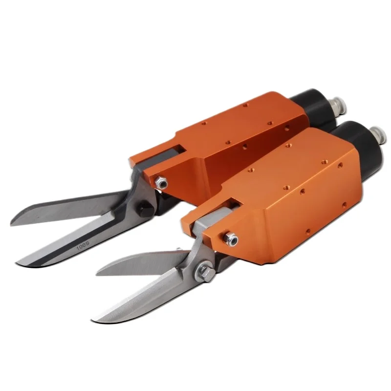 Automatic pneumatic scissors AM-10 cotton wire copper sheet pneumatic scissors 100SL cutter head cross dislocation air scissors