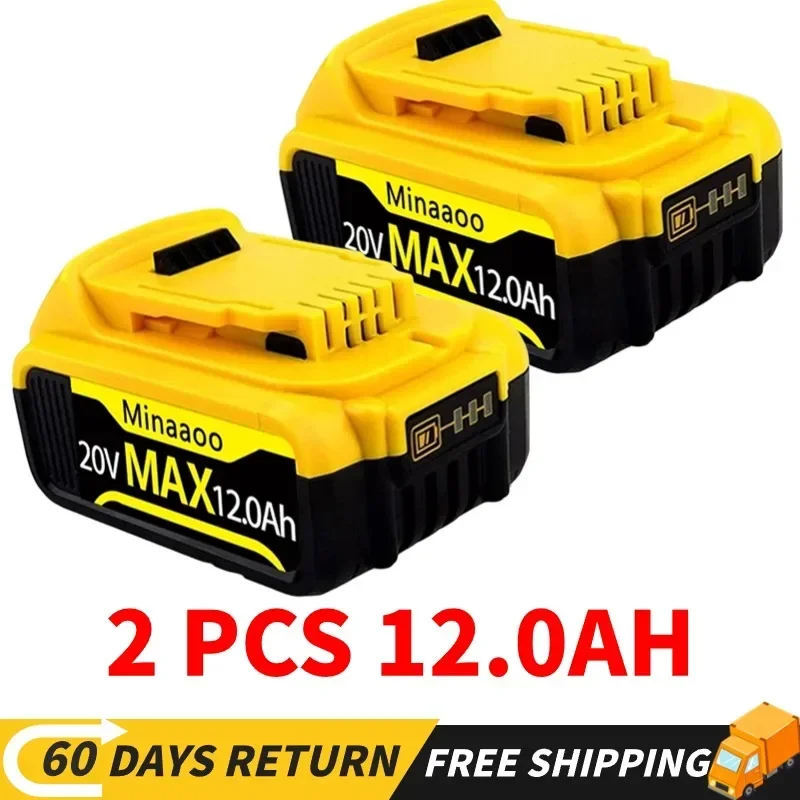 

Original 20V 6.0Ah/8.0Ah/12.0Ah Lithium Replacement Battery For Dewalt Tool 18V DCB184 DCB200 DCB180 DCB181 DCB182 DCB201 DCB206