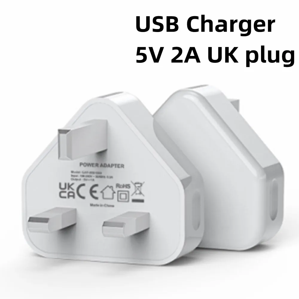 Adaptador de Carregador USB de Parede, Fonte de Alimentação, UE, EUA, REINO UNIDO, AU, Adaptador de Plugue, Bateria para Telefone, Eletrônica, 5V,