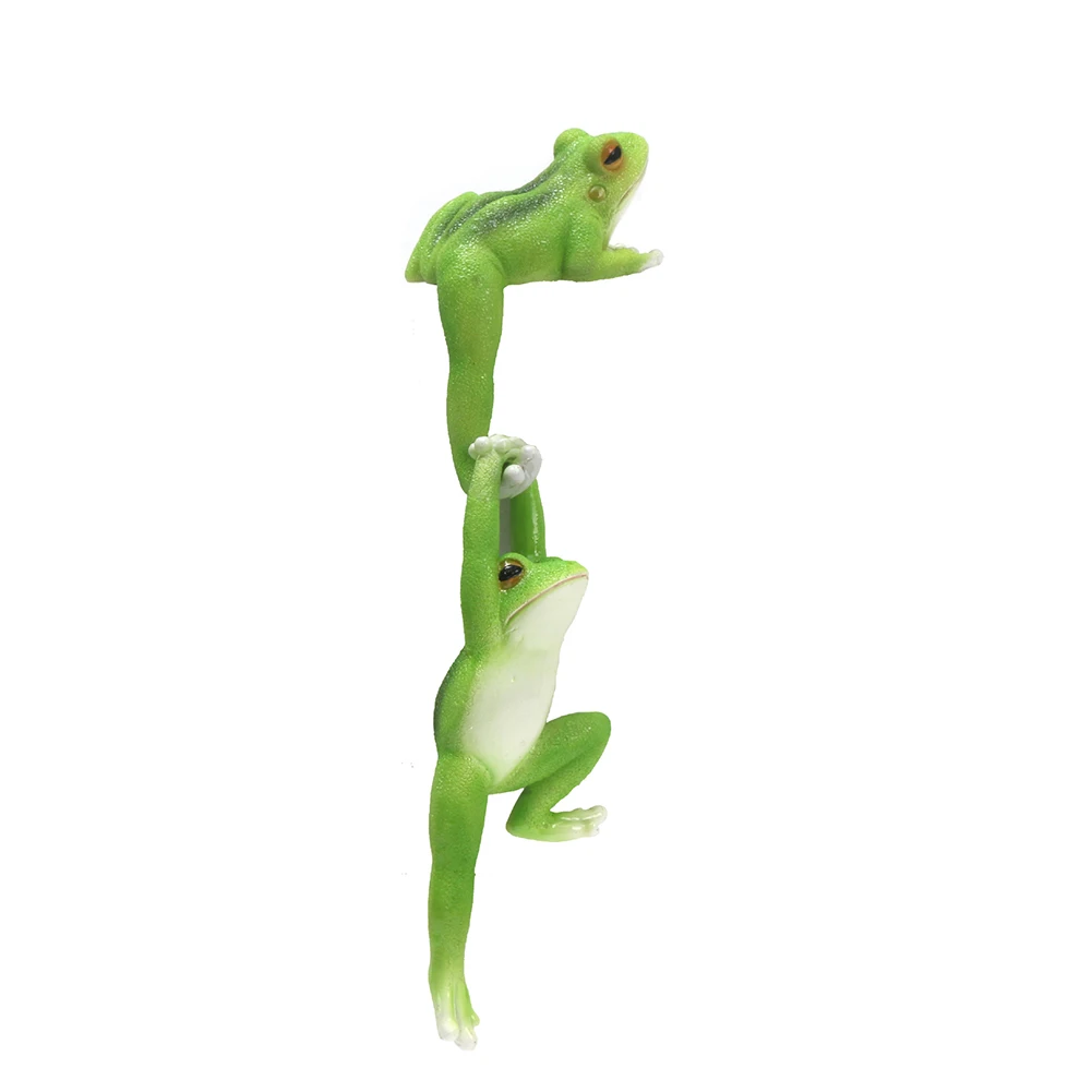 

1pcs Cute Couple Frog Statue Garden Decoration For Yard, Lawn, Porch Ornaments Decoration Crafts Figurines & Miniatures
