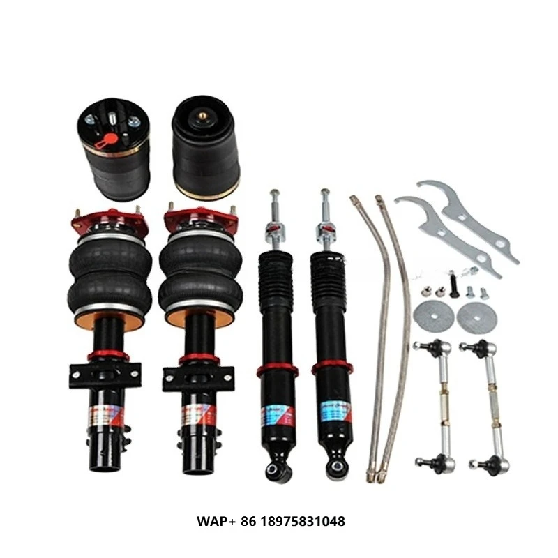 

MAX Air Suspension Kit Adjustable Shock Absorber for Front Rear AirRide Airlift Pneumatics Management
