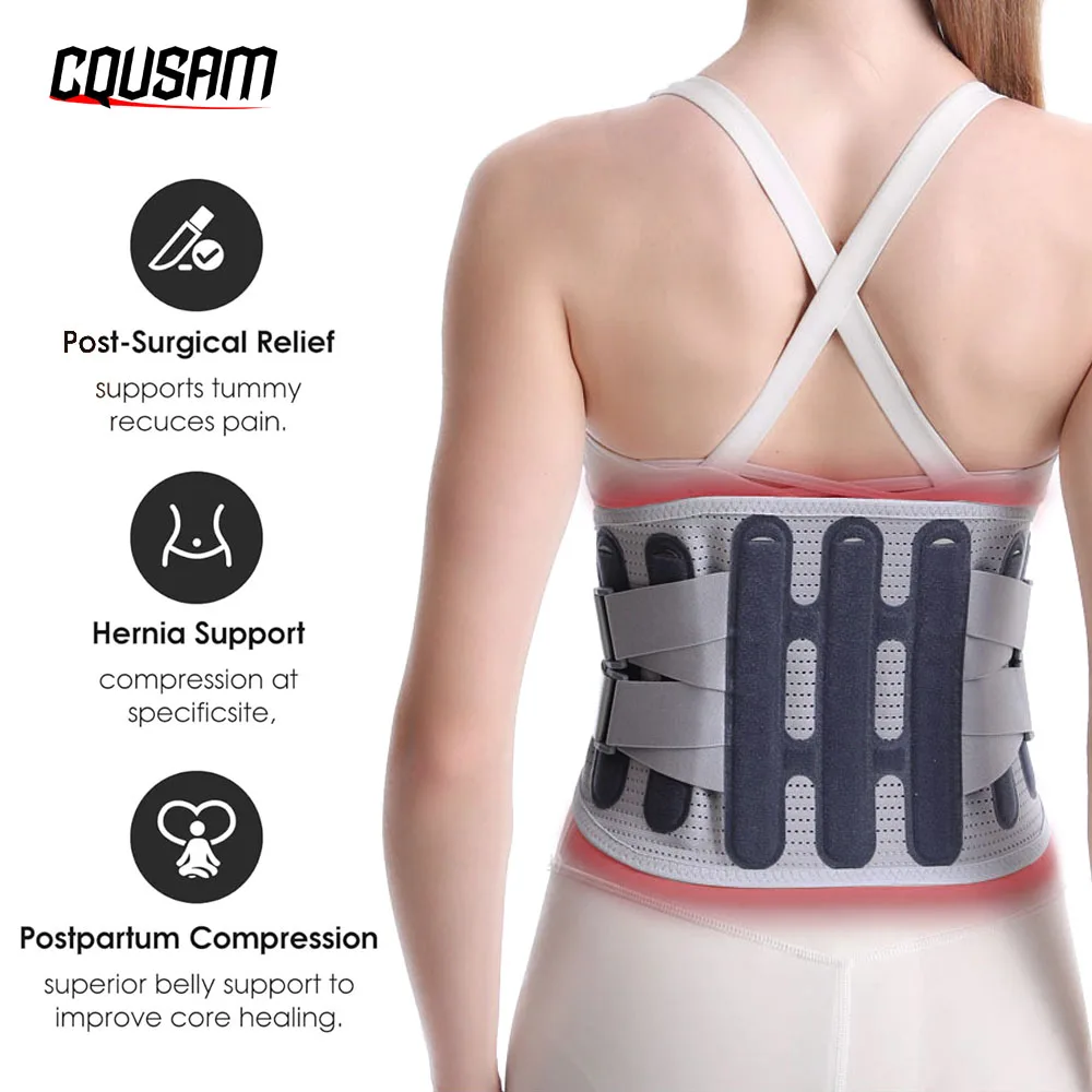 

1PCS Back Support Belt - Breathable & Adjustable Lower Back Brace - Double Pull Compression Straps
