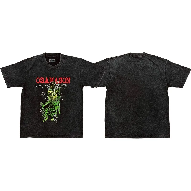 

2025 Osamason Charleston SC Exclusive Tee Washed vintage-style short-sleeved T-shirt TX1522