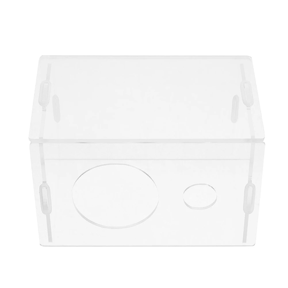 

Hamster Transparent Hiding Place Sunlit Habitat Plastic House Cage Accessories Small Animal Hideout Portable Easy Clean