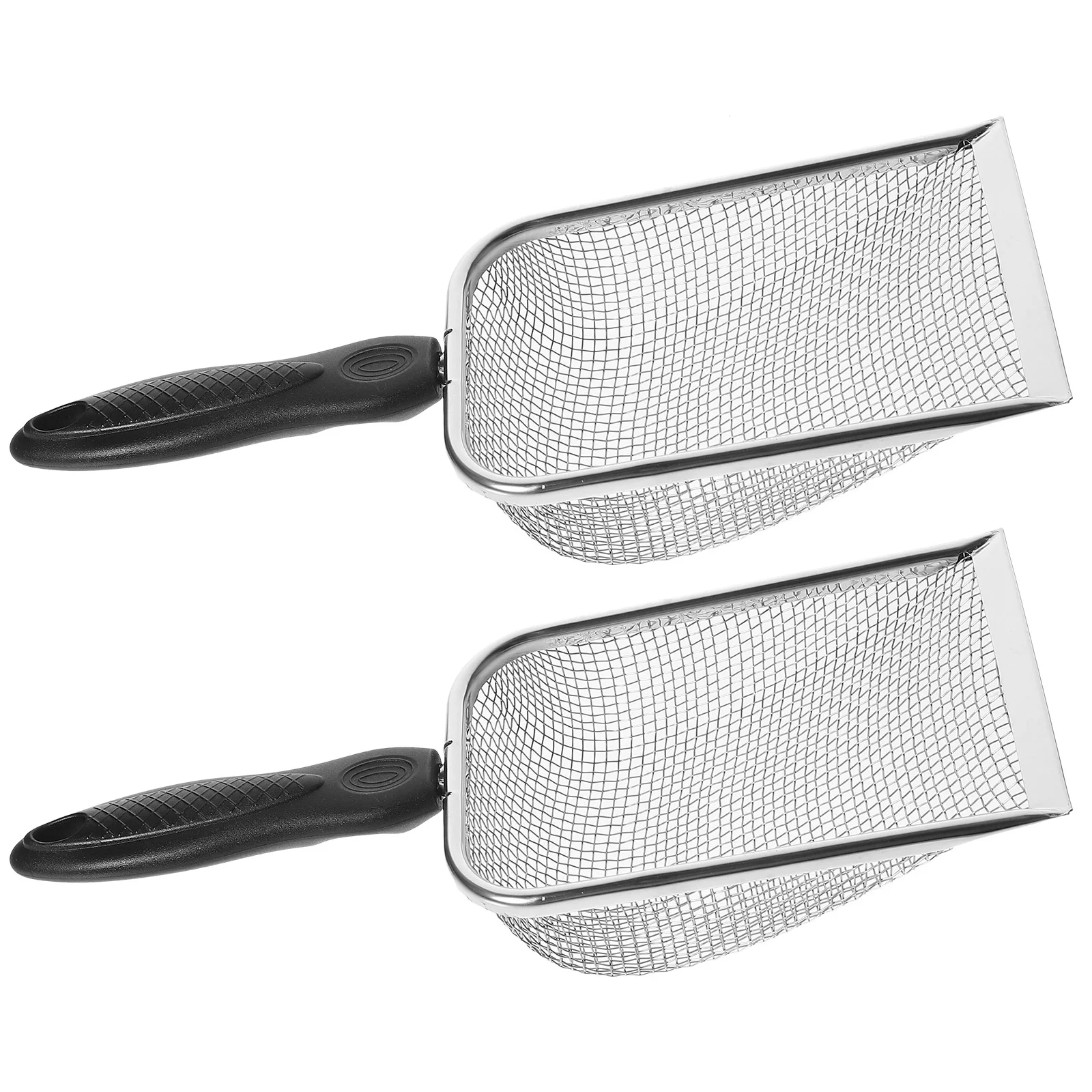2 Pcs Beach Multi-use Tool Shells Mesh Cleaning Pet Shovels Portable Food Cooking