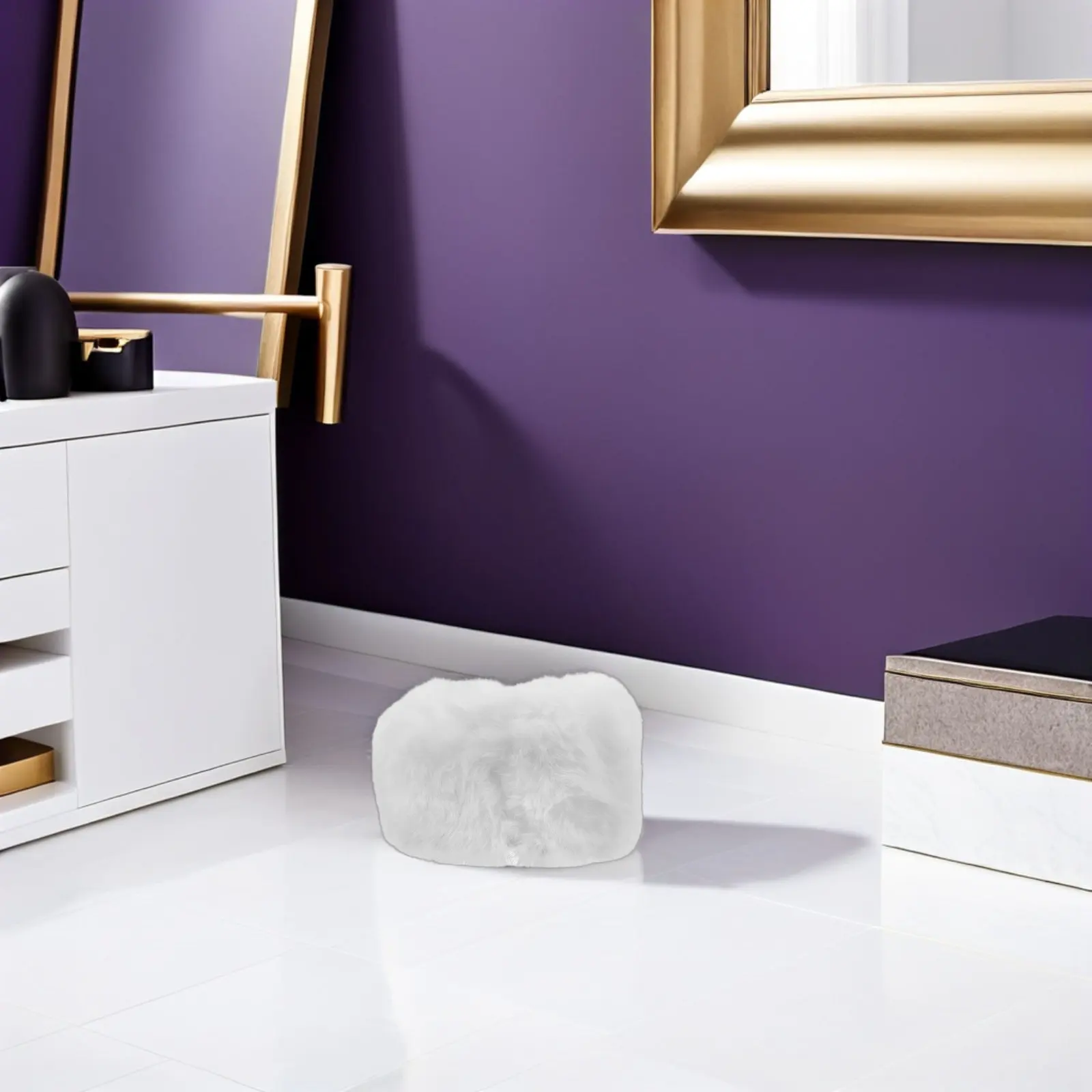 

2Pairs Thermal Arm Warmers White Luxurious Sleeve Covers for Cold Weather Stylish Winter Accessory Ideal for Women Daily Wear