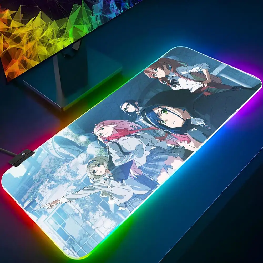 Zero Two Darling In The FranXX Simple Mouse Pad Xxl Laptop Mat Gaming Rgb Mousepad Backlit Keyboard Gamer Girl Table Pads Deskpa