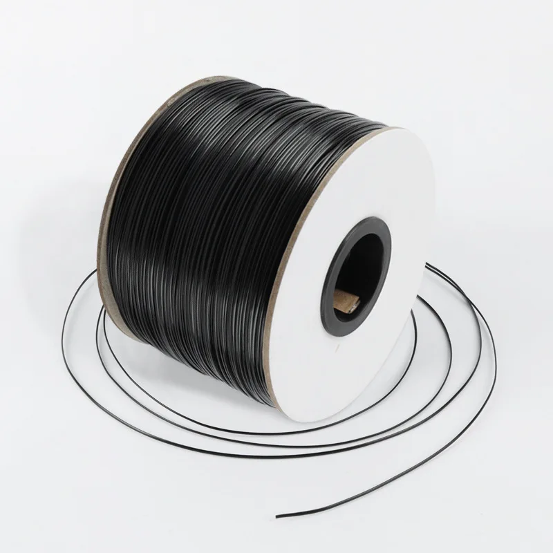 Amarre giratorio de alambre para encuadernación, brida con cremallera para cables con núcleo de hierro