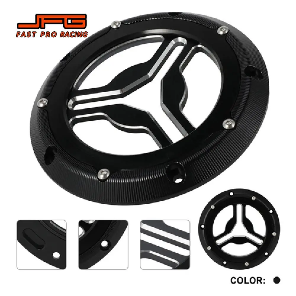 

Motorcycle Accessories Engine Side Cover Clutch Visibility For CVO Road Glide FLTRXSE Street Freewheeler FLRT 2015-2022 Aluminum