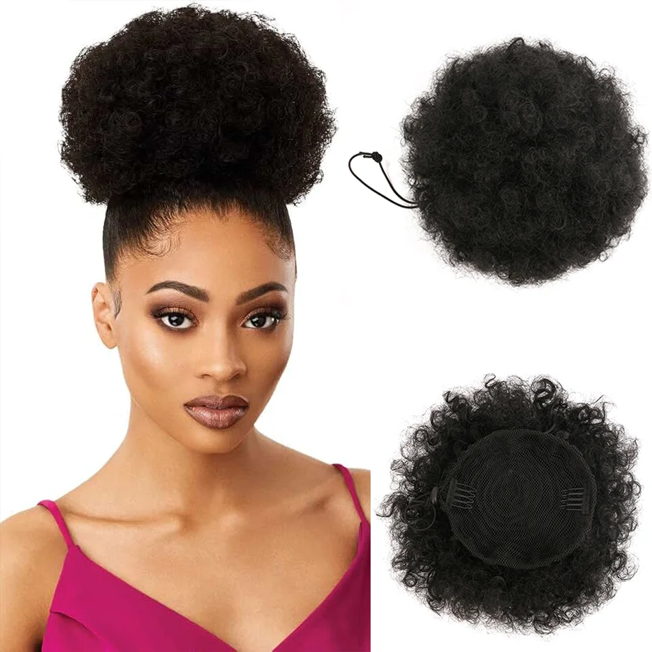 Afro Puff Drawstrin…