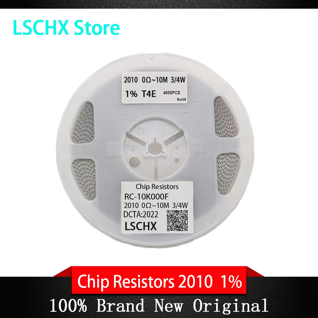 

4000pcs 2010 1% 3/4W SMD Chip Resistor resistors 0R - 10M 0 0.1 0.5 100 220 ohm 0.1R 0.5R 100R 220R 1K 2.2K 4.7K 10K 100K 1M 10M