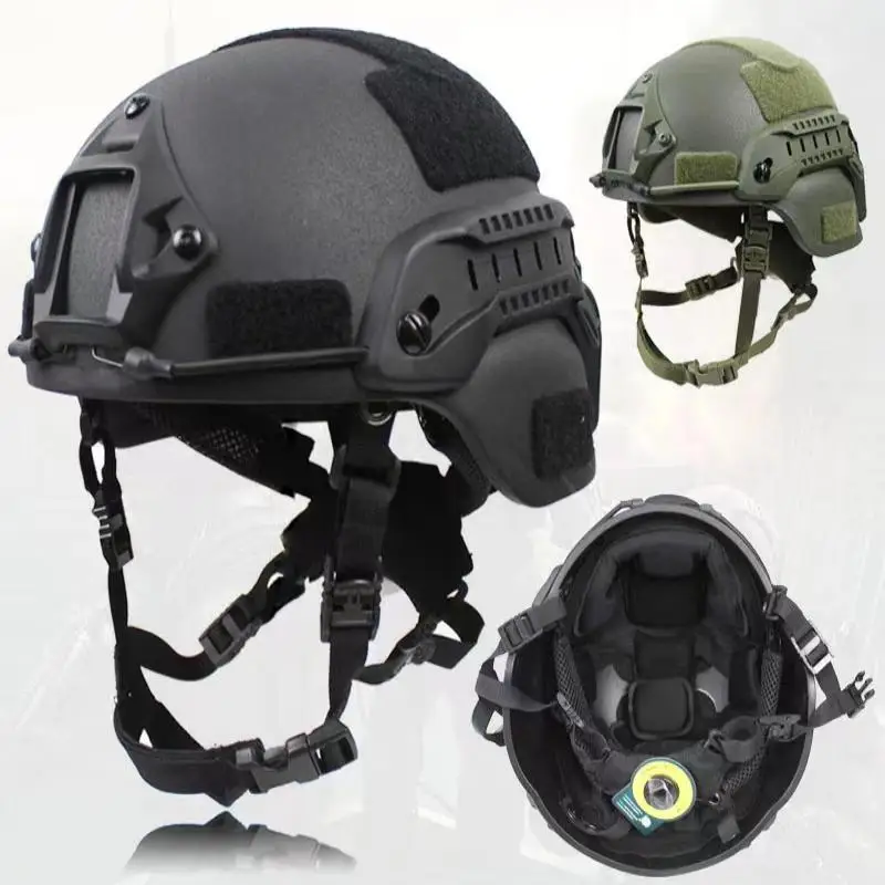 UHMWPE High Cut Ballistic Helmet MICH2000 With Wendy 2 Generation Suspension System NIJ Class IIIA Bulletproof Tactical Helmet