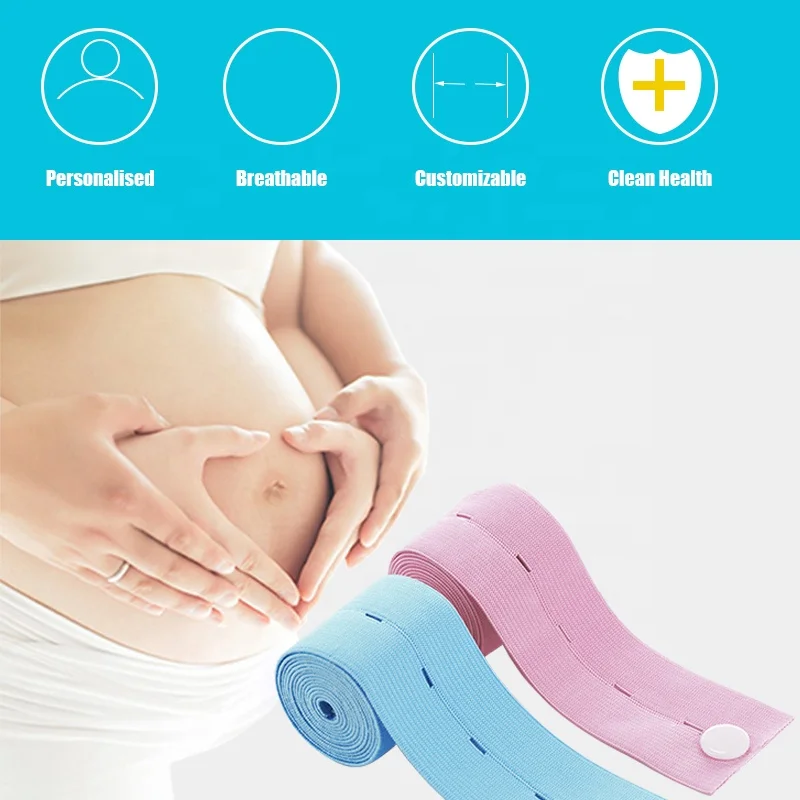 Hochwertiges elastisches fetales Überwachungsband mit Knopf für schwangere Frauen